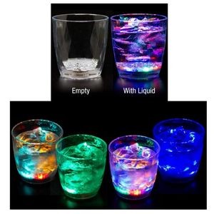 Liquid Activated Multicolor LED Lowball Glasses