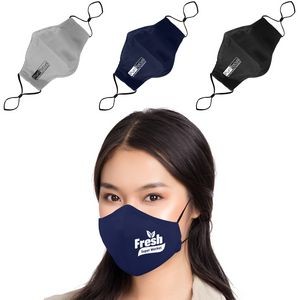 3 Ply Cotton Fitted Mask With Filter