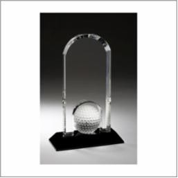 Golf Ball Dome Award w/Black Base