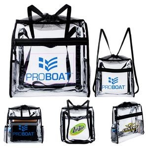 Bolton Clear Drawstring Backpack