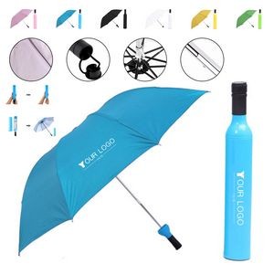 Portable Wine Bottle Umbrella For Travel