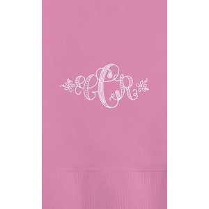 Candy Pink 2-Ply Dinner Napkins - 1-Color Screen Print