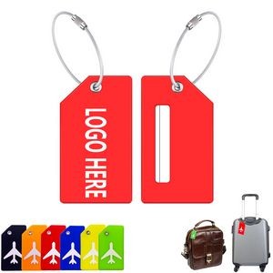Silicone Luggage Tag With Name Id Card
