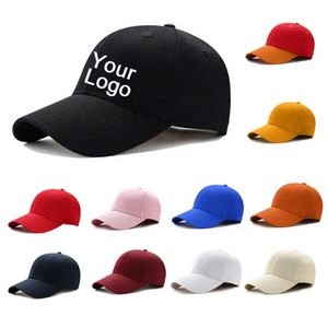 Custom hats caps kids and adults sports fitted 6 panel baseball cap