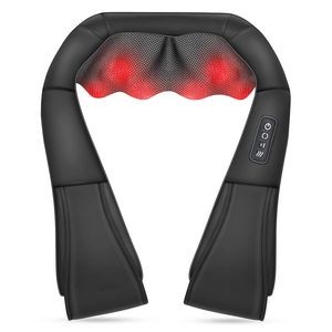 Neck and Shoulder Massager - Back Massager with Heat, Deep Kneading Electric Massage Pillow