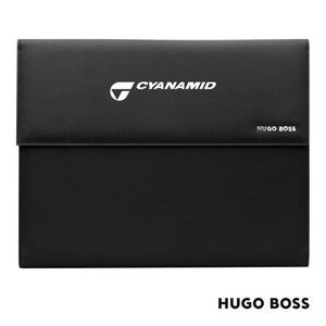Hugo Boss® Pinstripe A4 Folder - Black