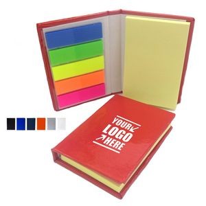 Mini Hardcover Notebook With Sticky Notes