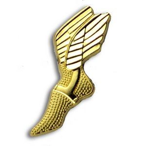 Winged Foot Chenille Letter Pin