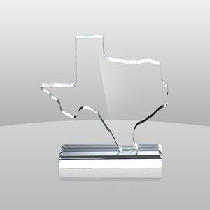 Texas Shape Award (6 1/2"x6"x2")