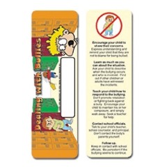 Dealing w/Bullies Stock Full Color Digital Printed Bookmark