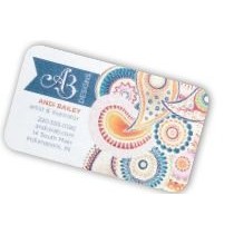 Full Color Specialty Pearlized White Business Cards (1 Sided)