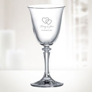 8.5 Oz. Crystalite Kleopatra 6 Piece White Wine Glass Set