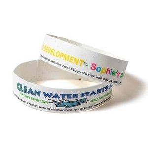 Seed Paper Wristband