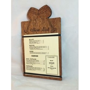 5" x 9" - Wood MDF Menu Board or Wine List