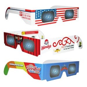 3D Fireworks/Diffraction Glasses/Lazer Shades - CUSTOM PRINTED
