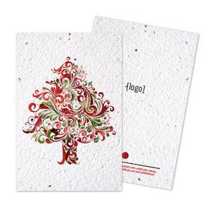 Holiday Seed Paper Postcard - Style F