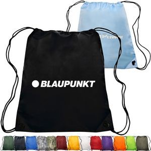 Traditional Bags Drawstring Polyester Backpack (14" x 16.5")