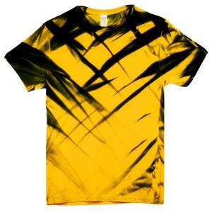Black/Gold Yellow Mirage Graffiti Short Sleeve T-Shirt