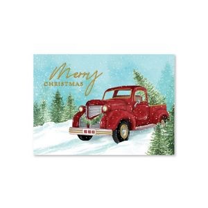 Snowy Vintage Christmas Card
