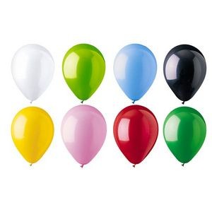 12 Latex Balloons - Assorted Colors, 100/Bag (Case of 10)