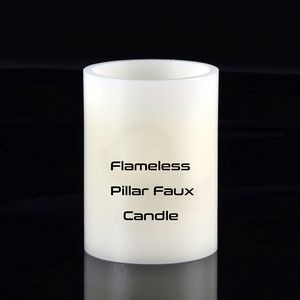 4"x3" Flameless Pillar Faux Candle