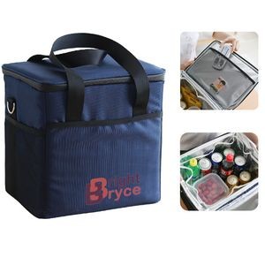 Oxford Fabric Insulated Grocery Bag Lunch Tote Bag