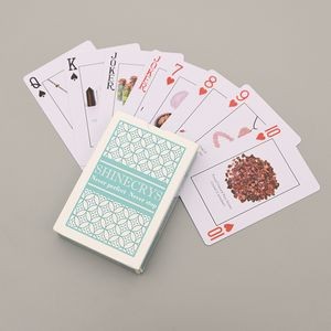 PVC Waterproof Custom Poker Playing Cards 0.28 mm Thickness