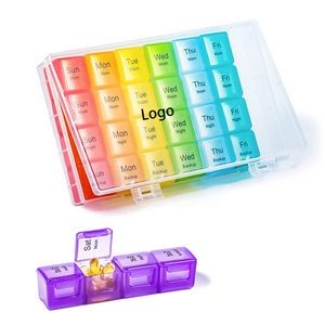 28 Compartments Large Weekly Pill Organizer