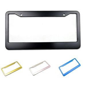 Colorful Metal License Plate Frame
