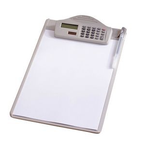 Plastic Clipboard with Calculator - A4 Size
