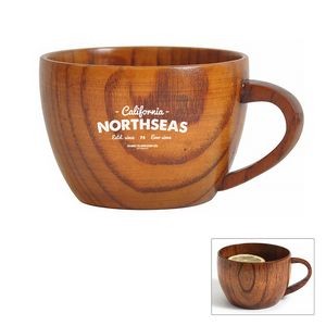 Natural Wood Coffee Milk Mug