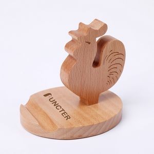 Chicken Wooden Mobile Stand Phone Holder
