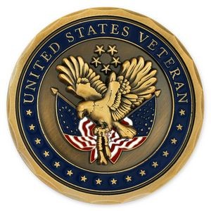 United States Veteran 3D Challenge Coin