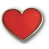 "Heart" Stock Pin