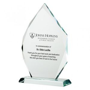 Peak shape jade glass award