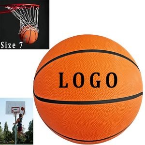 Official Size 7 Rubber Basketball