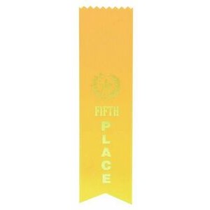 FIFTH PLACE Ribbon - Pinked Top - Yellow - 2" x 8" long