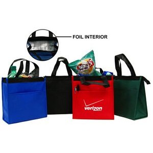 Insulated Tote Bag w/ Foil Lining Interior (9"x9.5"x4.5")
