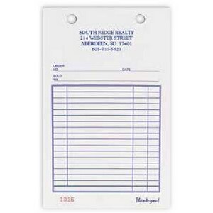 All Purpose 2 Part Register Forms (5 3/8"x 8½")