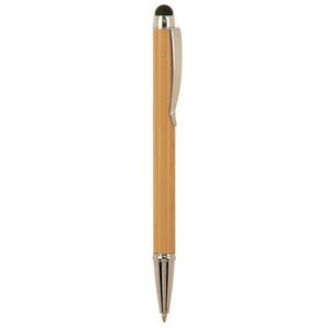 Ball Point Pen/Stylus - Bamboo - Black Ink