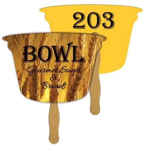 Bowl Auction Hand Fan Full Color
