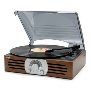 Jensen® 3-Speed Stereo Turntable with AM/FM Stereo Radio