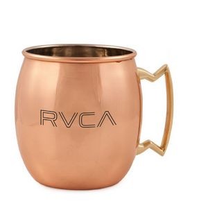16 Oz. Copper Coated Stainless Steel Moscow Mule Mug