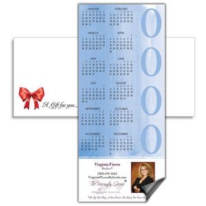 Magnetic Calendar with Envelope - Light Blue