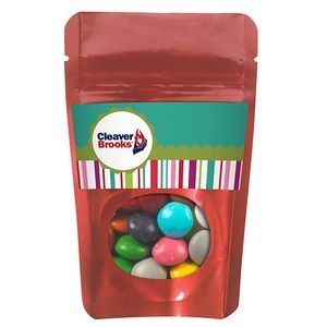 Resealable Window Pouch w/ Chocolate Buttons