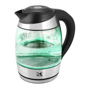 Glass Digital Water Kettle w/Color Changing LED Lights