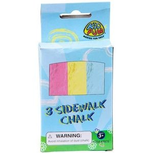 Sidewalk Chalk - 3 Pack (Case of 7)