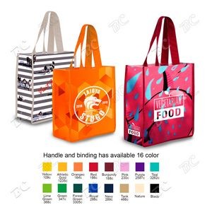 360 Degree Full Color 5 oz Cotton Canvas Tote Bag 13"x15"x10"