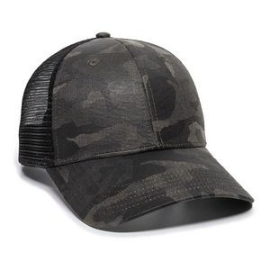 Outdoor Cap® Etched Camo Weathered Meshback Cap