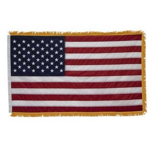4' x 6' U.S. Flag with Fringe